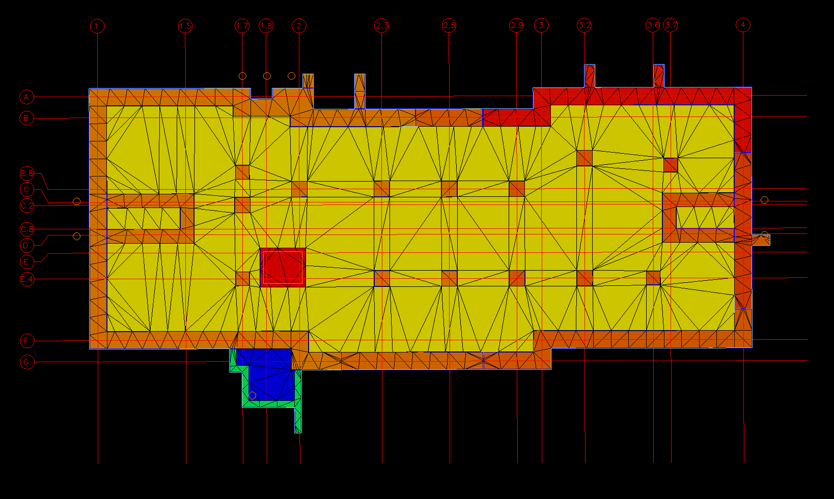 Building Foundation Used For Building Takeoff